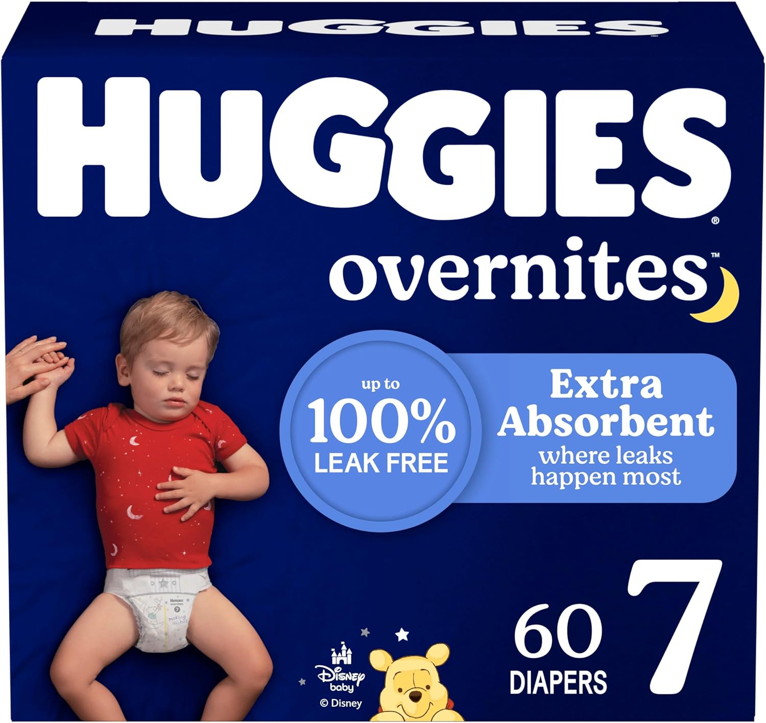 Huggies Overnites Size 7 Diapers for Comfortable Sleep