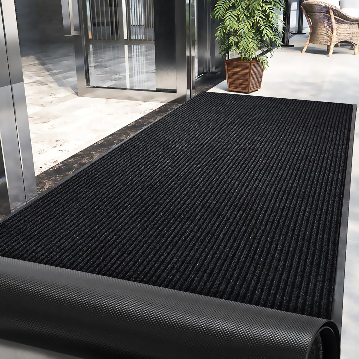 High Traffic Guard Doormat for Commercial Use, 3ft x 10ft Size