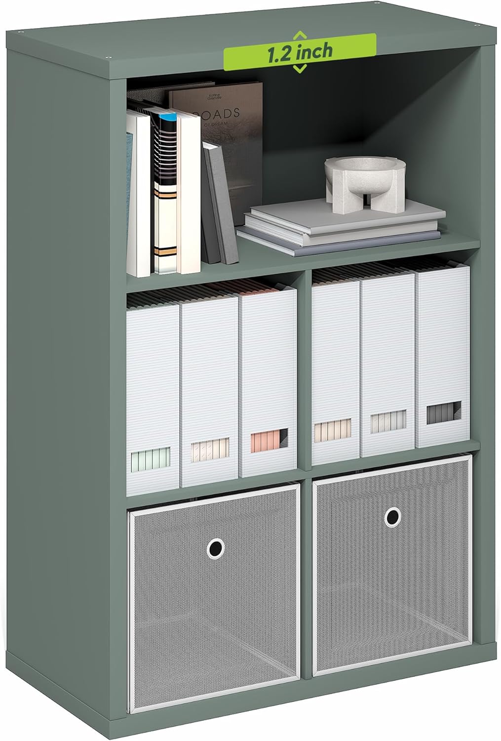 Furinno Cubicle Book Shelf: Stylish 5-Cube Storage Solution