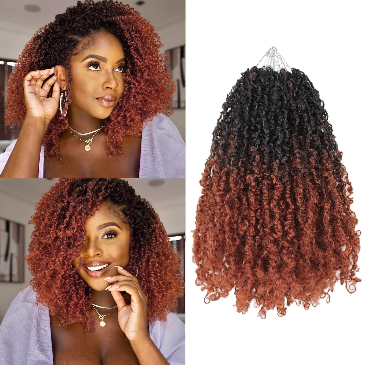 Yanky Twist Crochet Hair by haftaluv - 12 Inch Extensions
