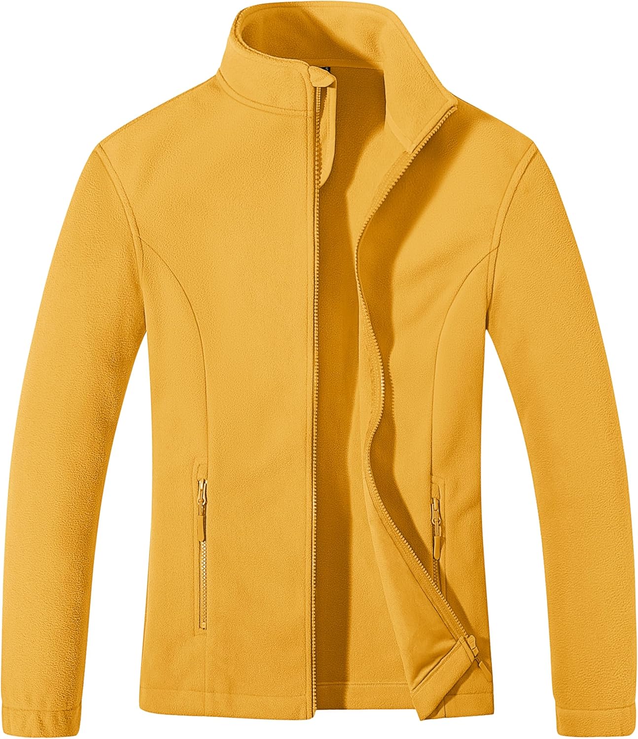 MAGCOMSEN Women's Fleece Jacket Zip Up Coat for Winter Comfort