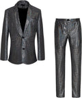 Men's 70s Disco Outfit Rainbow Sequin Jacket and Pants - Party Ready