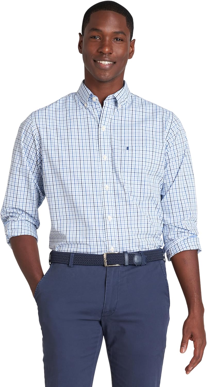 Izod Mens Performance Comfort Long Sleeve Shirt for All Occasions