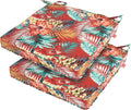 Patio Chair Cushion 18x18x2.5 in 2-Pack - Waterproof Seat Pads