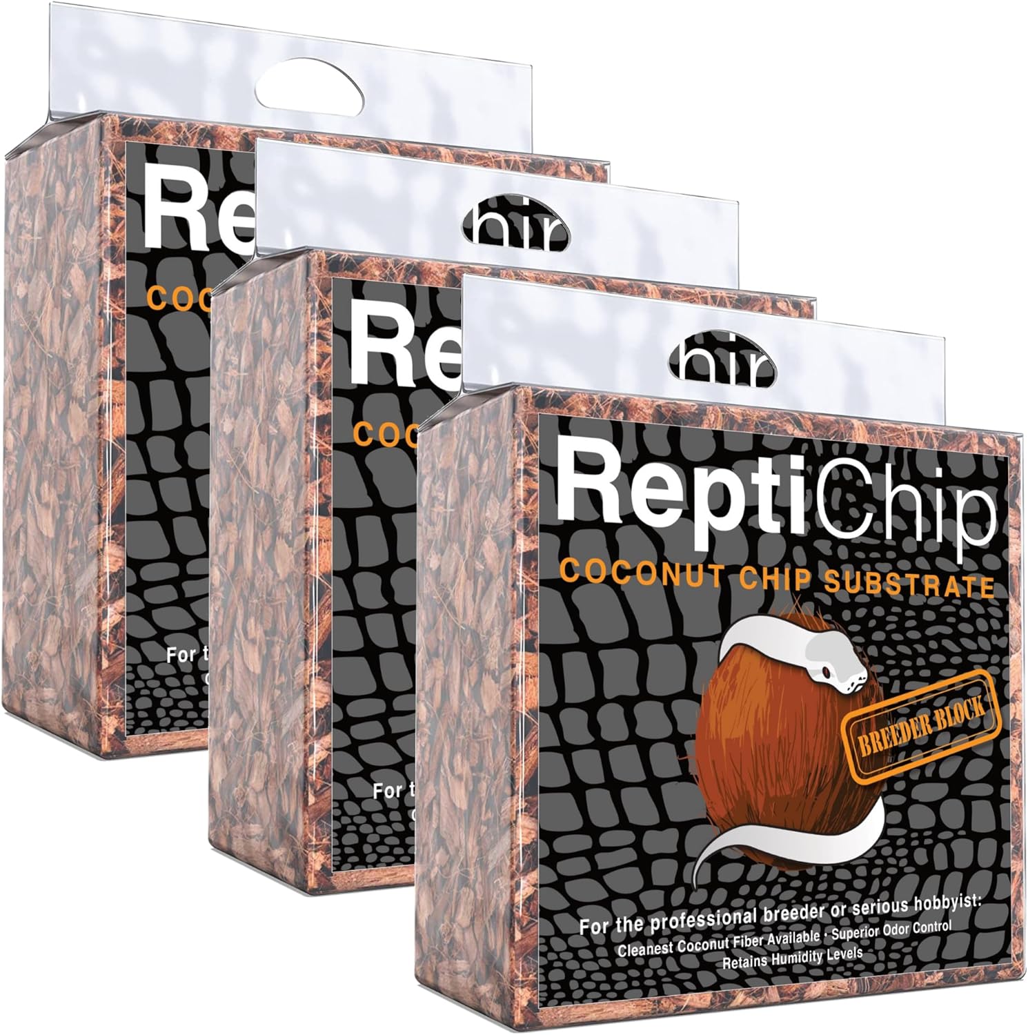 ReptiChip Coconut Chip Bedding for Healthy Reptile Habitats