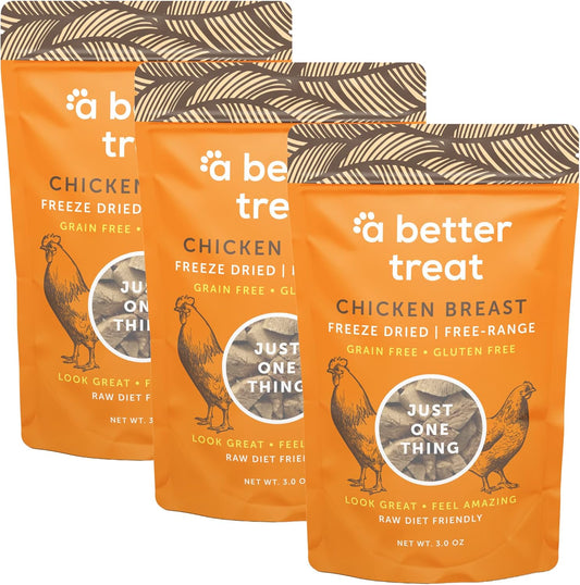 Freeze Dried Chicken Dog Treats - High Value & Healthy!
