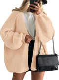 Oversized Cardigan Sweaters Women 2025 - Lightweight Lantern Sleeve