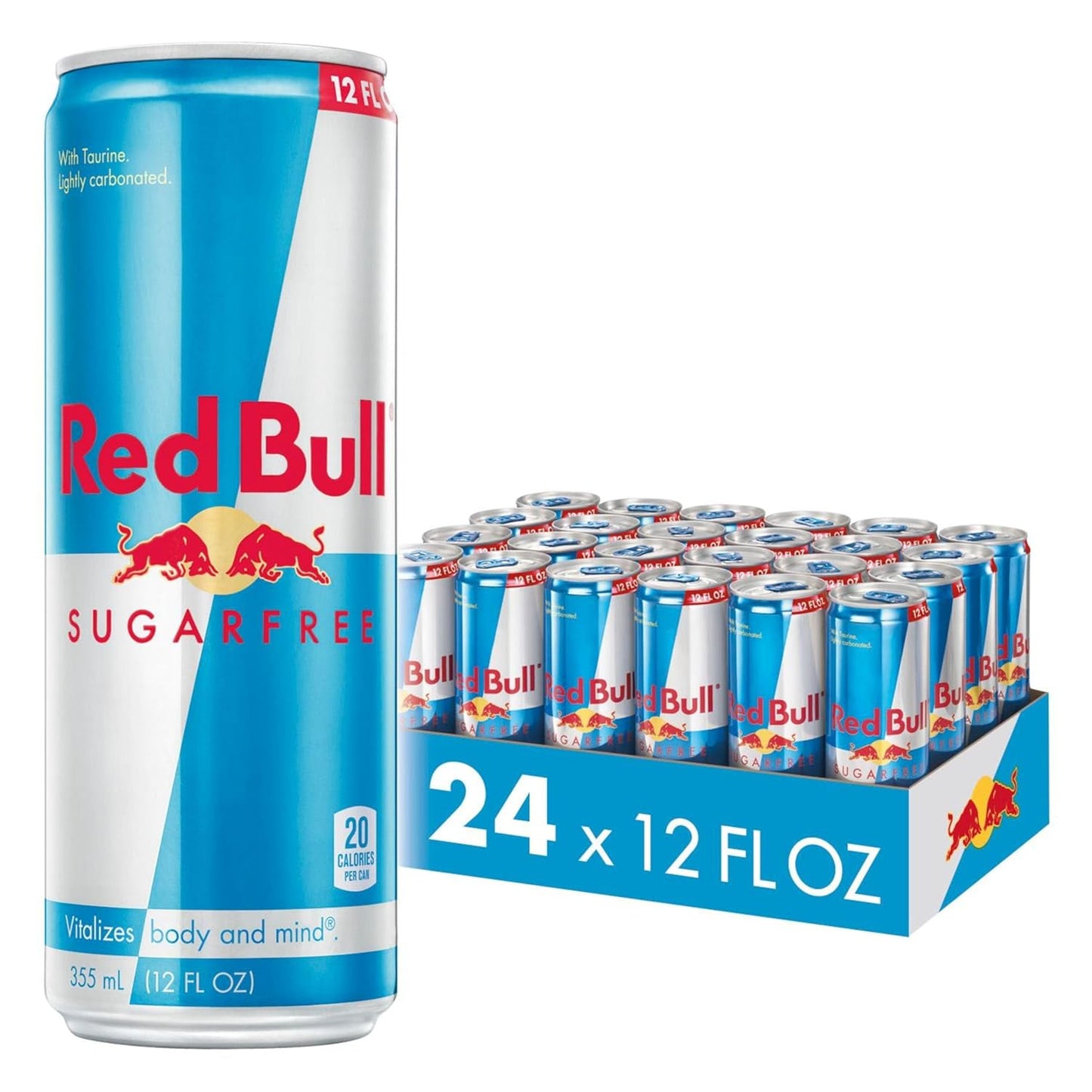 Red Bull Sugar Free Energy Drink with 114mg Caffeine & B Vitamins