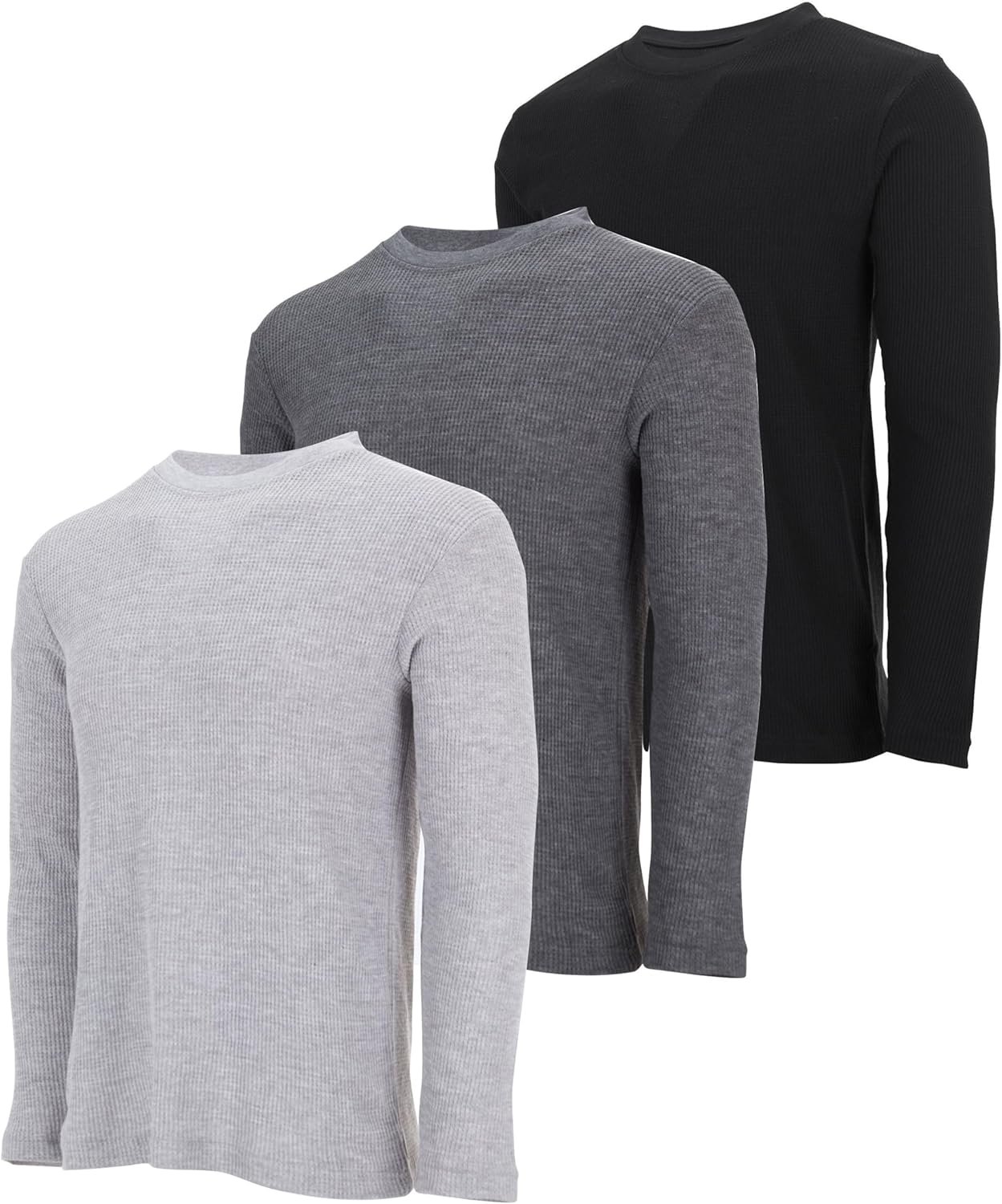 DARESAY Thermal Long Sleeve Tee Shirt for Men - 3 Pack