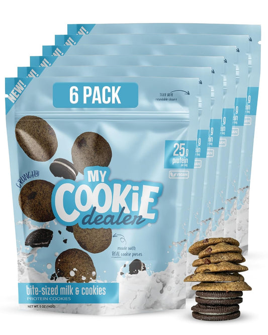 Bite-Sized Protein Cookies for On-The-Go Snacking Delight