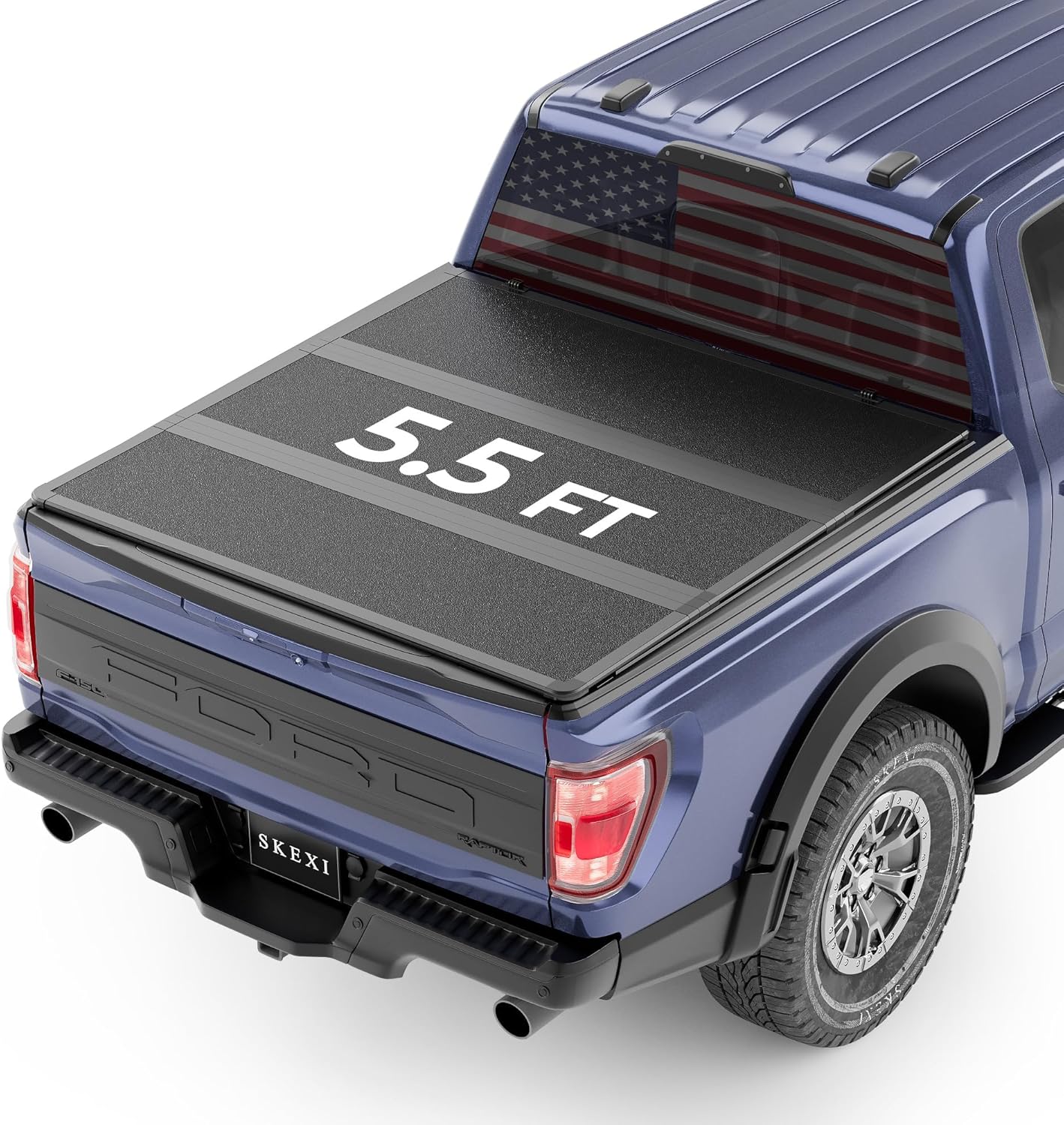 FRP Tonneau Cover for Ford F150 5.5FT Bed - Heavy-Duty Security