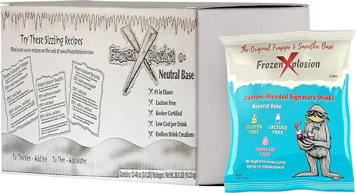 Frozen Xplosion Frappe & Smoothie Powder Mix Base for Drinks