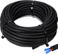 Sasylvia 3/4in X 200 Ft Split Wire Loom Tubing for Cable Protection