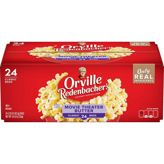 24-Pack Orville Redenbacher's Movie Theater Butter Popcorn
