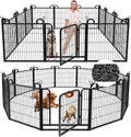 Dog Playpen Outdoor 12 Piece Panels 32in Height - Portable Heavy Duty