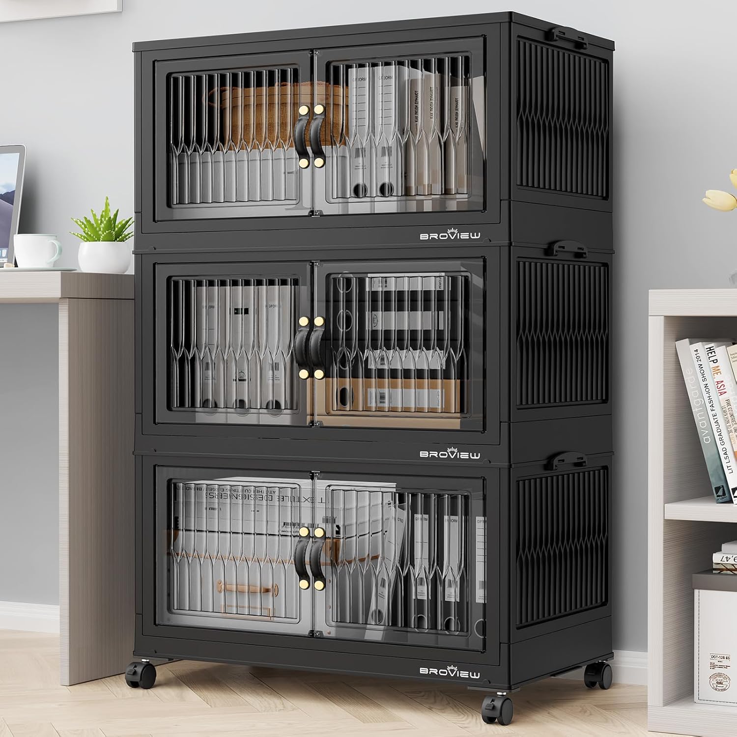 180Qt Stackable Storage Bins with Lid for Home Organization