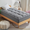 SLEEP ZONE Mattress Topper Twin XL Size - Plush Deep Pocket Comfort