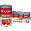 Campbell's 100% Tomato Juice 46 fl oz Can (12 Pack) - Pantry Staple