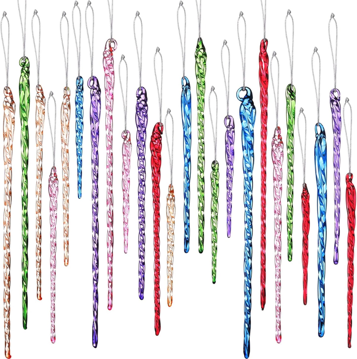 Boao Glass Icicle Ornaments for Stunning Christmas Decor