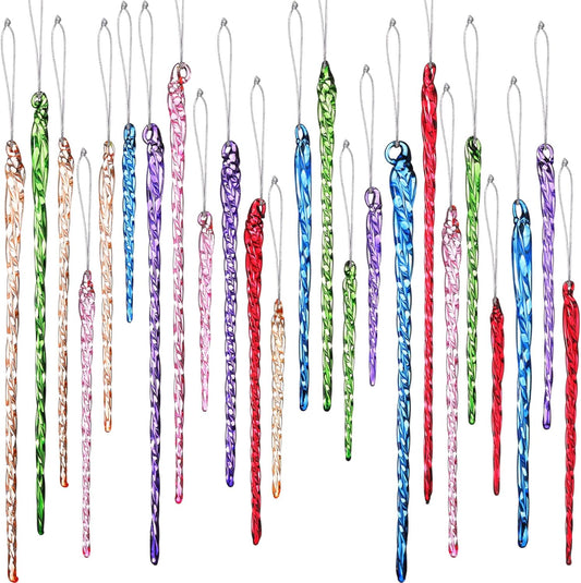 Boao Glass Icicle Ornaments for Stunning Christmas Decor
