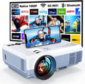 Portable Movie Projector with WiFi and Bluetooth for Home Use