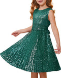 GRACE KARIN Girls Sequin Dress Sleeveless Prom Party (Style K21W)