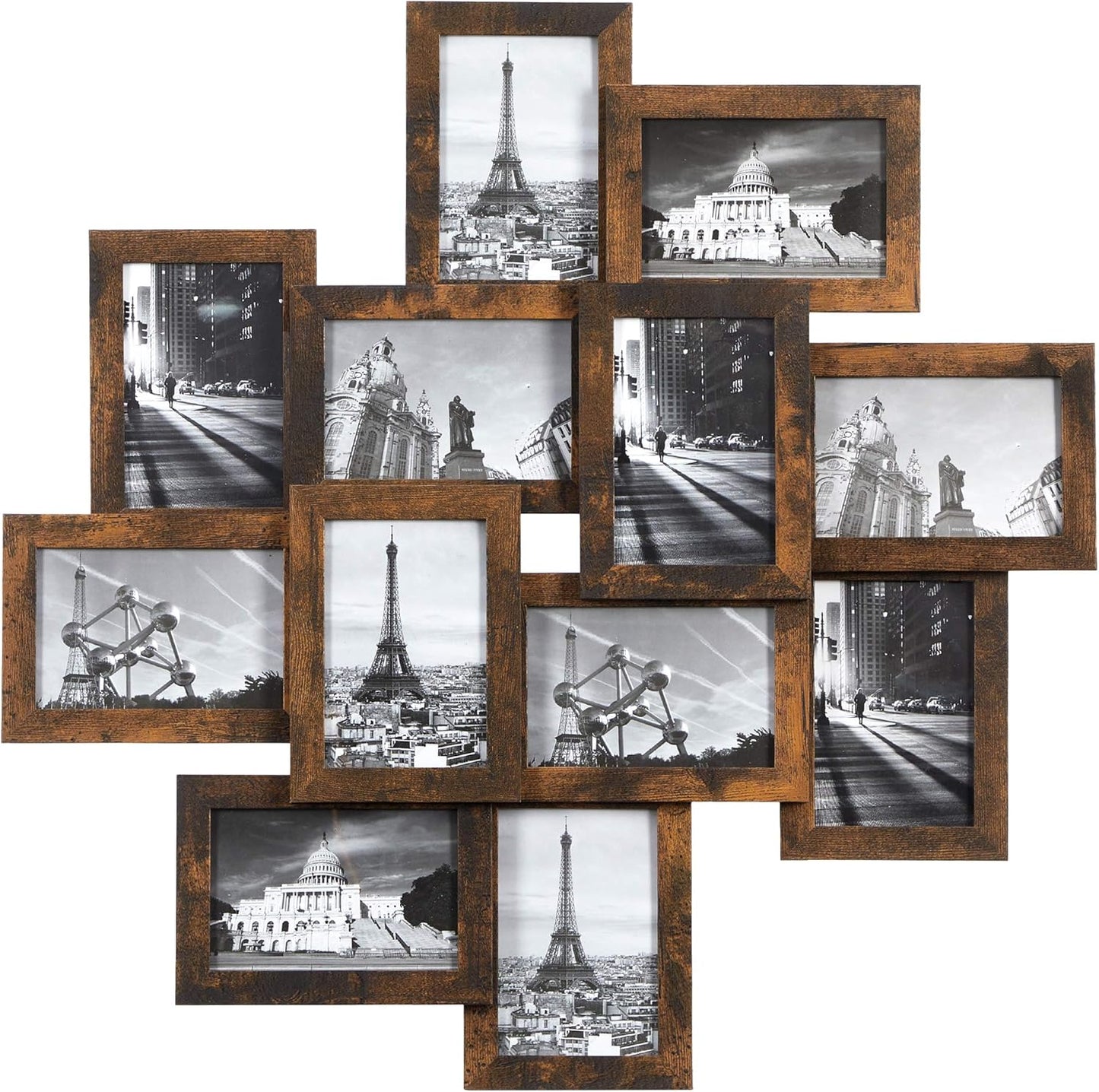 12-Pack 4x6 Collage Picture Frames for Stunning Wall Decor