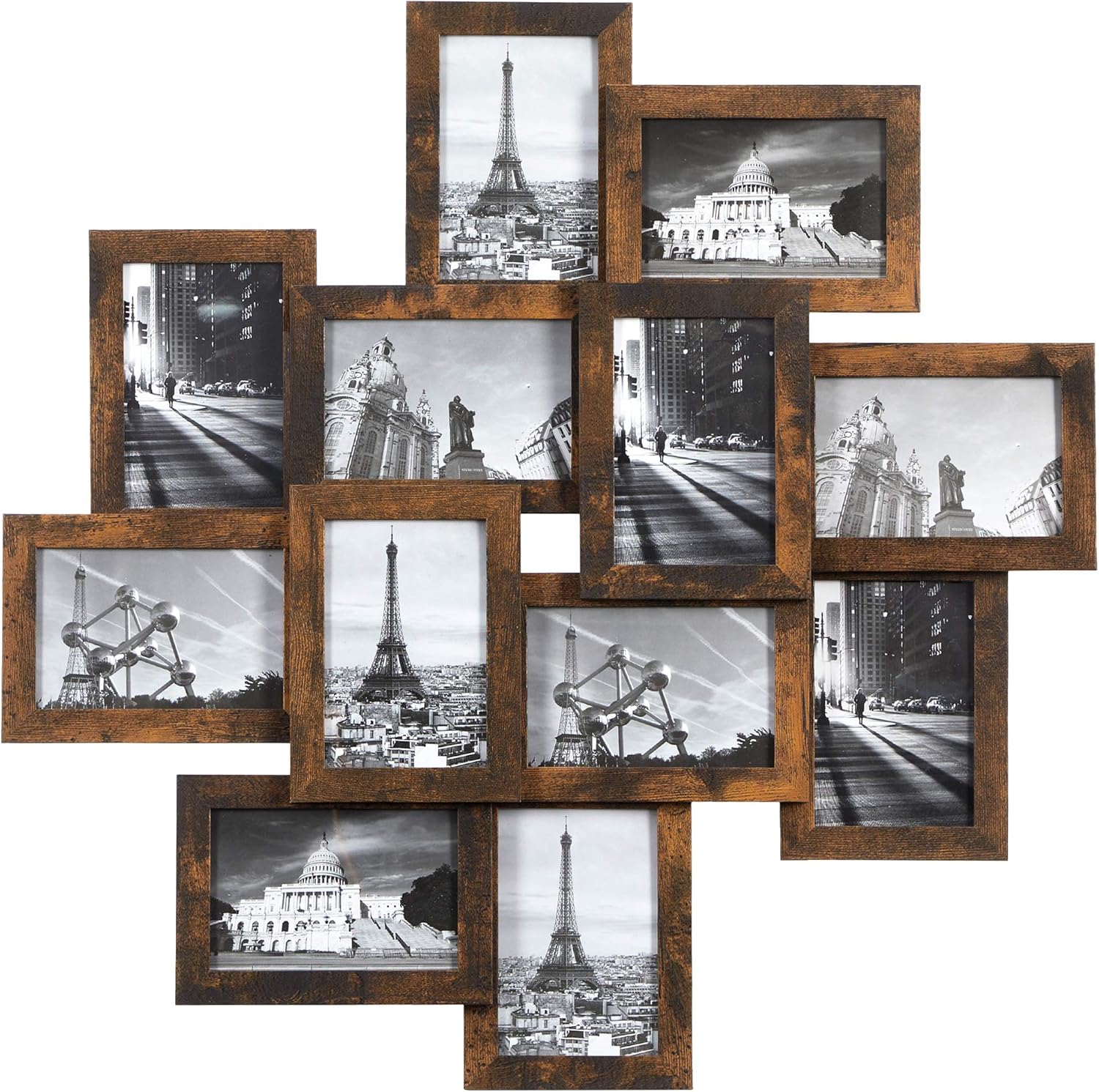 12-Pack 4x6 Collage Picture Frames for Stunning Wall Decor