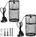 Reptile Heat Lamp Guard with 150W Emitter for Pet Protection