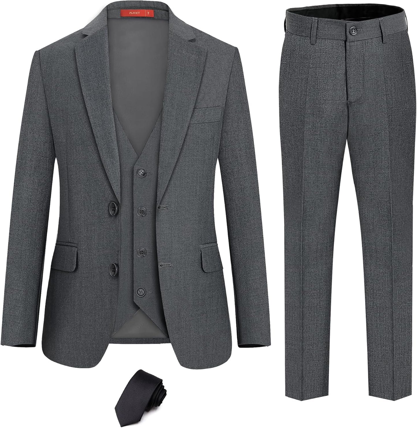 Plavict Boys Formal Suit Slim Fit for Weddings and Events