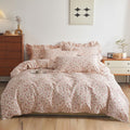 VM VOUGEMARKET Full Comforter Set for Girls in Pink Red Floral