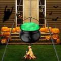 Halloween Decorations Outdoor Witches Cauldron on Tripod - LED Magic