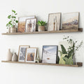 Picture Ledge Shelf Set of 2 for Kids Bookshelf and Decor