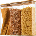 71oz Rectangle Airtight Glass Storage Containers Set of 3