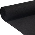 Bbox Black Carpet Non-Woven Fabric 72 in x 72 in - Durable 36 Sqft