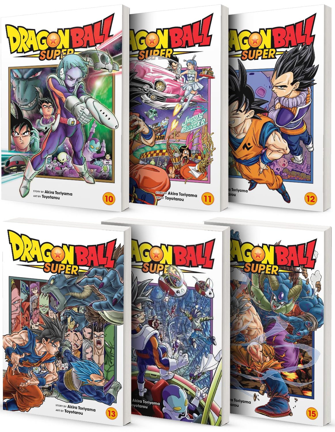 Dragon Ball Super Manga Collection 10-15 Set for Enthusiasts