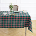 Solino Home Christmas Plaid Tablecloth 60 x 90 in - Classic Green
