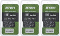 8TEN Full Chisel Chainsaw Chain 16 in.050 3/8 55DL - 3 Pack