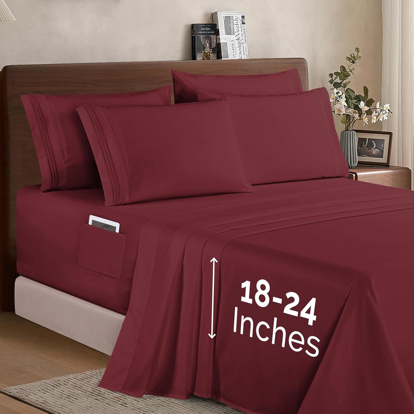 Elegant Comfort 1500 Premium Quality 6-Piece Bed Sheet Set Review
