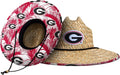 NCAA Men's College Team Logo Floral Lifeguard Hat for Beach Style