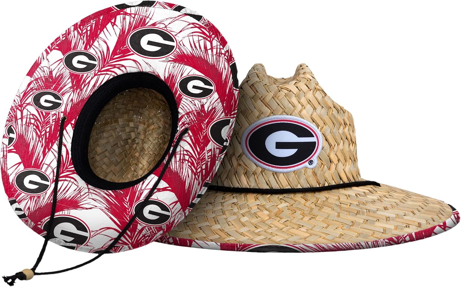 FOCO NCAA Mens College Team Logo Floral Lifeguard Beach Hat