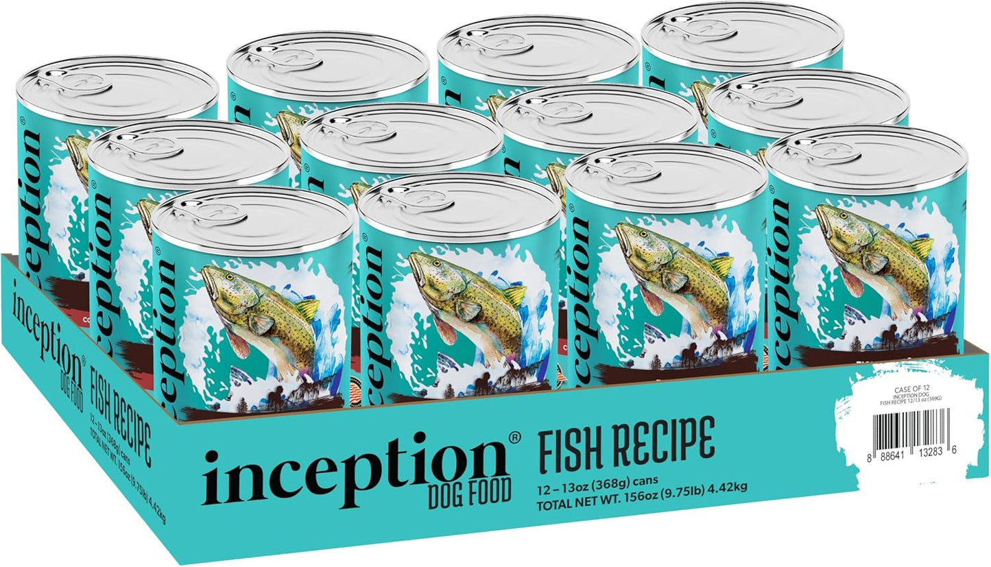 Inception Wet Dog Food Fish Recipe - Complete Balanced Nutrition