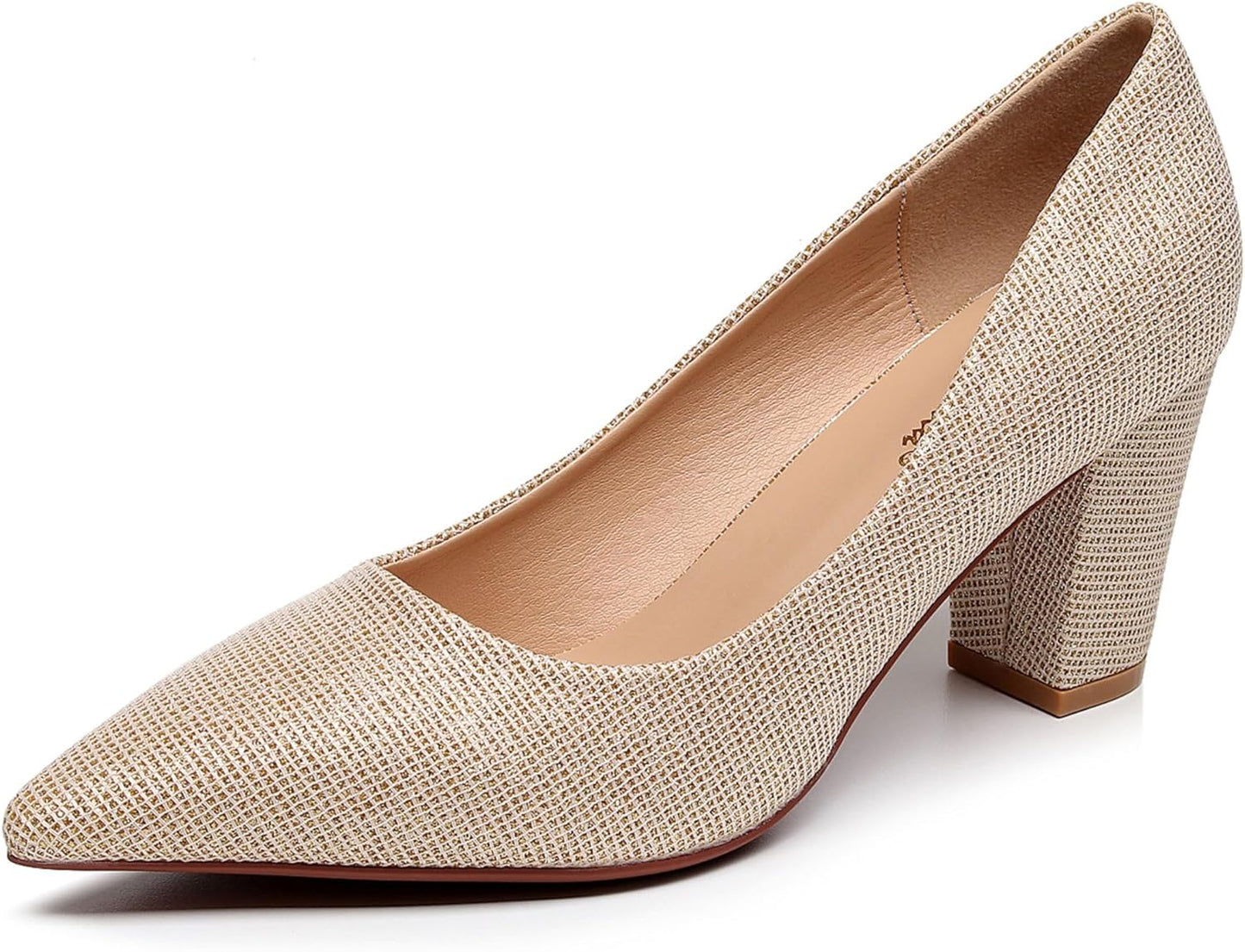 VenusCelia Women's Lewin Pump Chunky Heel Shoe for Every Occasion