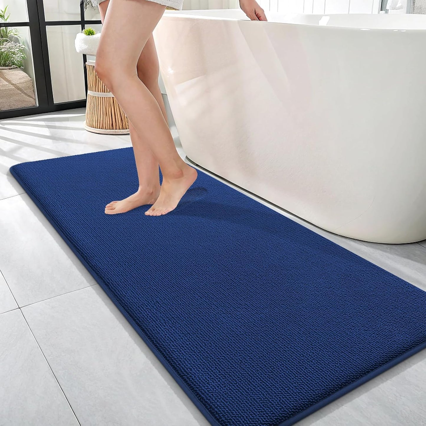 OLANLY Thick Memory Foam Bath Mat Rug for Luxurious Comfort
