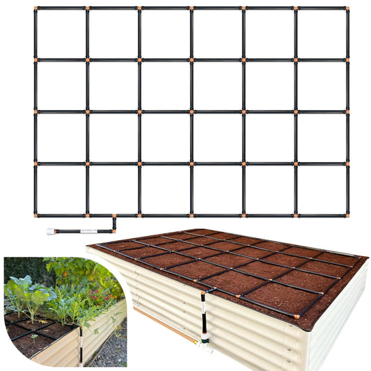 Garden Grid Watering System - Efficient Drip Irrigation Kit