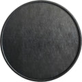 34 in Leather Round Oversized Serving Tray - Elegant Large Serveware