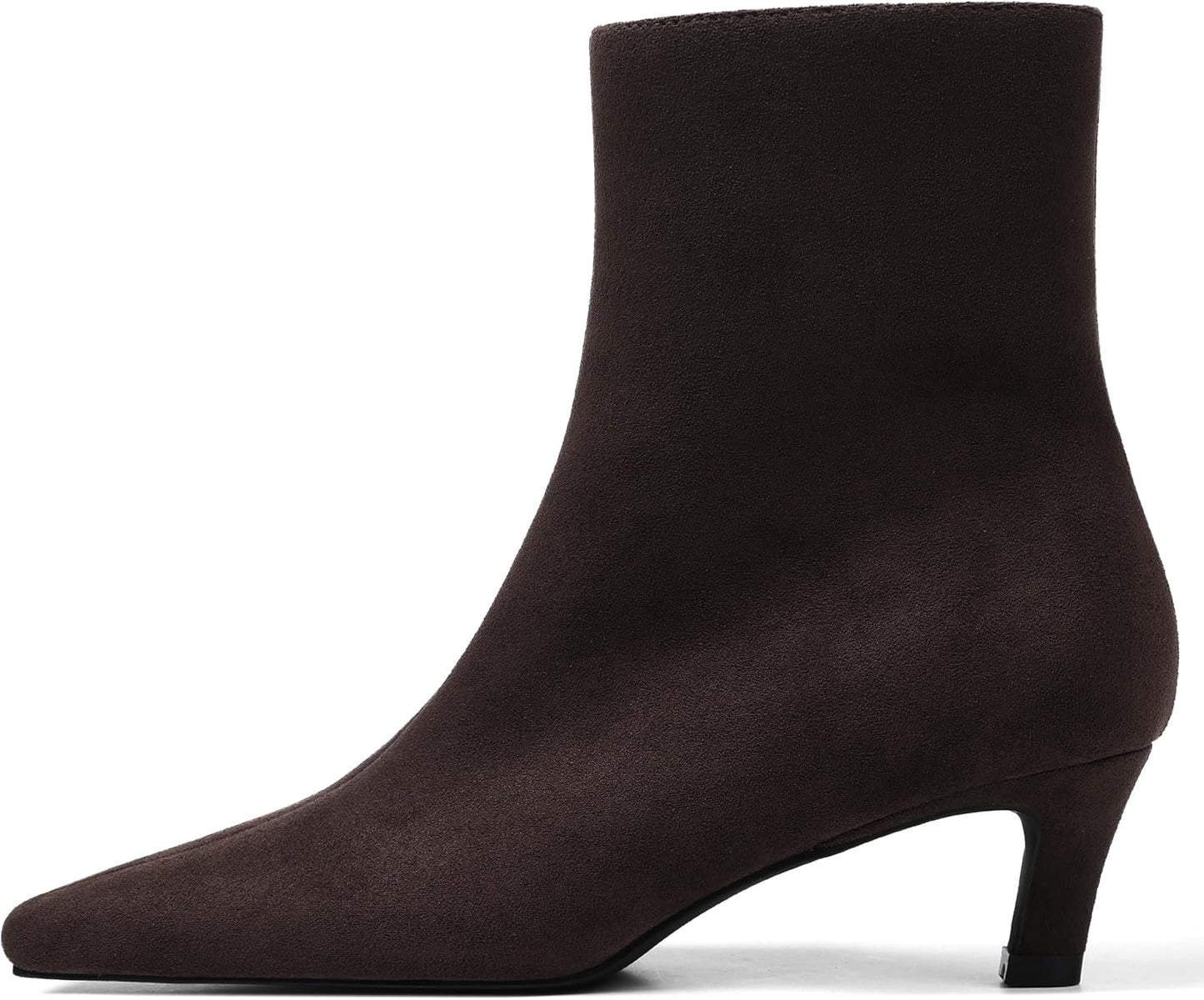 Chic Kitten Heel Boots for Women with Square Toe Design