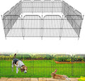 10 Panels No Dig Decorative Garden Fence 24 in H x 20 ft L - Tall