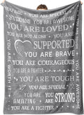 Get Well Soon Blanket for Women Men - Inspirational Sympathy Throw