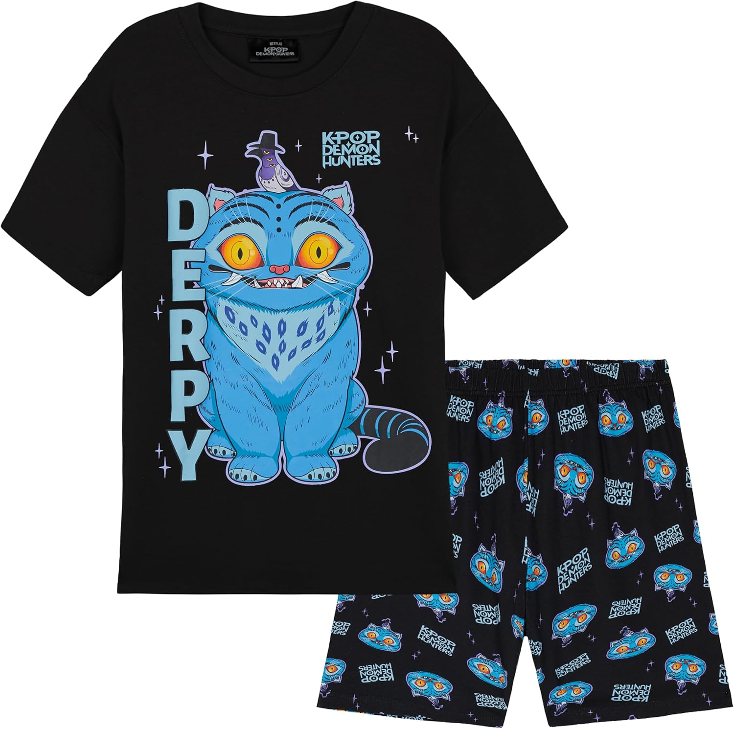 KPop Demon Hunters Pajamas Set for Girls - Soft PJs Lounge Set